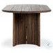 Paden Stained Toasted Brown-FSC Outdoor Oval Dining Room Set