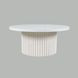 Auden White Round Occasional Table Set