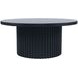 Auden Black Round Occasional Table Set