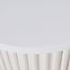Auden White Round End Table