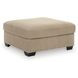 SimpleJoy Sand Upholstered Square Oversized Accent Ottoman