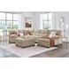 SimpleJoy Sand 3 Piece Modular Sectional with RAF Chaise