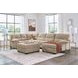 SimpleJoy Sand 3 Piece Modular Sectional with RAF Chaise