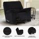 SimpleJoy Onyx Rocker Recliner