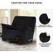 SimpleJoy Onyx Rocker Recliner