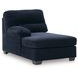 SimpleJoy Navy 3 Piece Modular Sectional with LAF Chaise