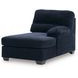 SimpleJoy Navy 3 Piece Modular Sectional with RAF Chaise