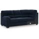 SimpleJoy Navy 3 Piece Modular Sectional with RAF Chaise