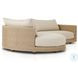 Sylvan Casa Cream Outdoor 2 Piece Sectional with LAF Chaise