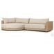 Sylvan Casa Cream Outdoor 2 Piece Sectional with LAF Chaise