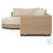 Sylvan Casa Cream Outdoor 2 Piece Sectional with LAF Chaise