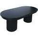 Auden Black Extendable Oval Dining Table
