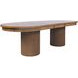 Auden Chestnut Extendable Oval Dining Table