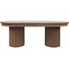 Auden Chestnut Extendable Oval Dining Table