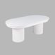 Auden White Extendable Oval Dining Table