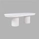 Auden White Extendable Oval Dining Table