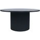Auden Black 60" Round Dining Table