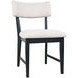 Beck White Upholstered Dining Chair Set of 2