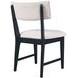 Beck White Upholstered Dining Chair Set of 2