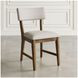 Auden Chestnut And Beige Upholstered Split Back Dining Chair Set Of 2