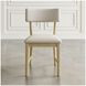 Auden Natural And Beige Upholstered Split Back Dining Chair Set Of 2