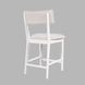 Beck White Upholstered Counter Height Stool Set of 2
