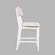Beck White Upholstered Counter Height Stool Set of 2