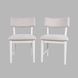 Beck Gray Upholstered Dining Chair Set of 2