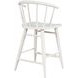 Fitz White Counter Height Stool