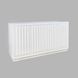 Maven White Fluted 4 Door Sideboard
