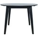 Percy Black Extendable Round Dining Table