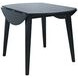 Percy Black Extendable Round Dining Table