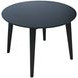 Percy Black Extendable Round Dining Table