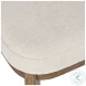 Tate Chestnut And Light Grey Upholstered Split Back Dining Chair Set Of 2