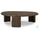 Falco Grey Reclaimed French Oak Large Free Form Nesting Table