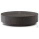 Renan Dark Espresso Reclaimed French Oak Round Coffee Table