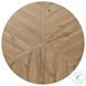 Renan Natural Reclaimed French Oak Round Occassional Table Set