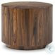 Renan Natural Morado Veneer Round End Table