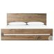 Lia Natural Reclaimed French Oak King Upholstered Bed