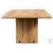 Marcon Natural Reclaimed French Oak 118" Rectangular Dining Table