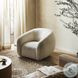 Channing Yuma Cream Swivel Chair