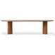 Paden Seasoned Brown Acacia 118" Oval Dining Table