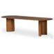 Paden Seasoned Brown Acacia 118" Oval Dining Table
