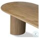 Paden Worn Oak Veneer 118" Oval Dining Table