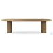 Paden Worn Oak Veneer 118" Oval Dining Table