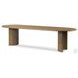 Paden Worn Oak Veneer 118" Oval Dining Table
