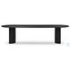 Paden Aged Black Acacia 118" Oval Dining Table