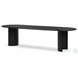 Paden Aged Black Acacia 118" Oval Dining Table