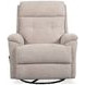 Sophisticated Oat Performance Fabric Swivel Gliding Recliner