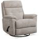 Sophisticated Oat Performance Fabric Swivel Gliding Recliner